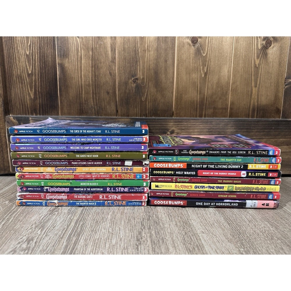 R.L. Stine 1st Print Edition Goosebumps Book Bundle - Assorted Lot - Horrorcore